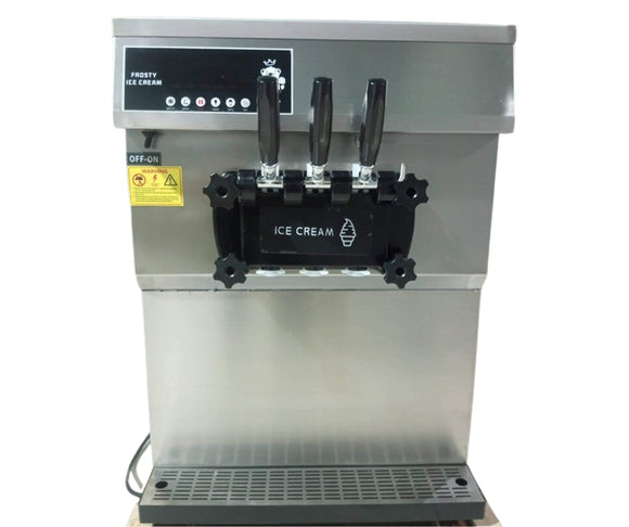 3-Nozzle Soft Serve Ice Cream Machine