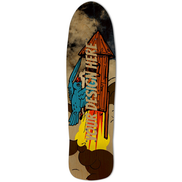 Custom Skateboard - Old School Modern Version